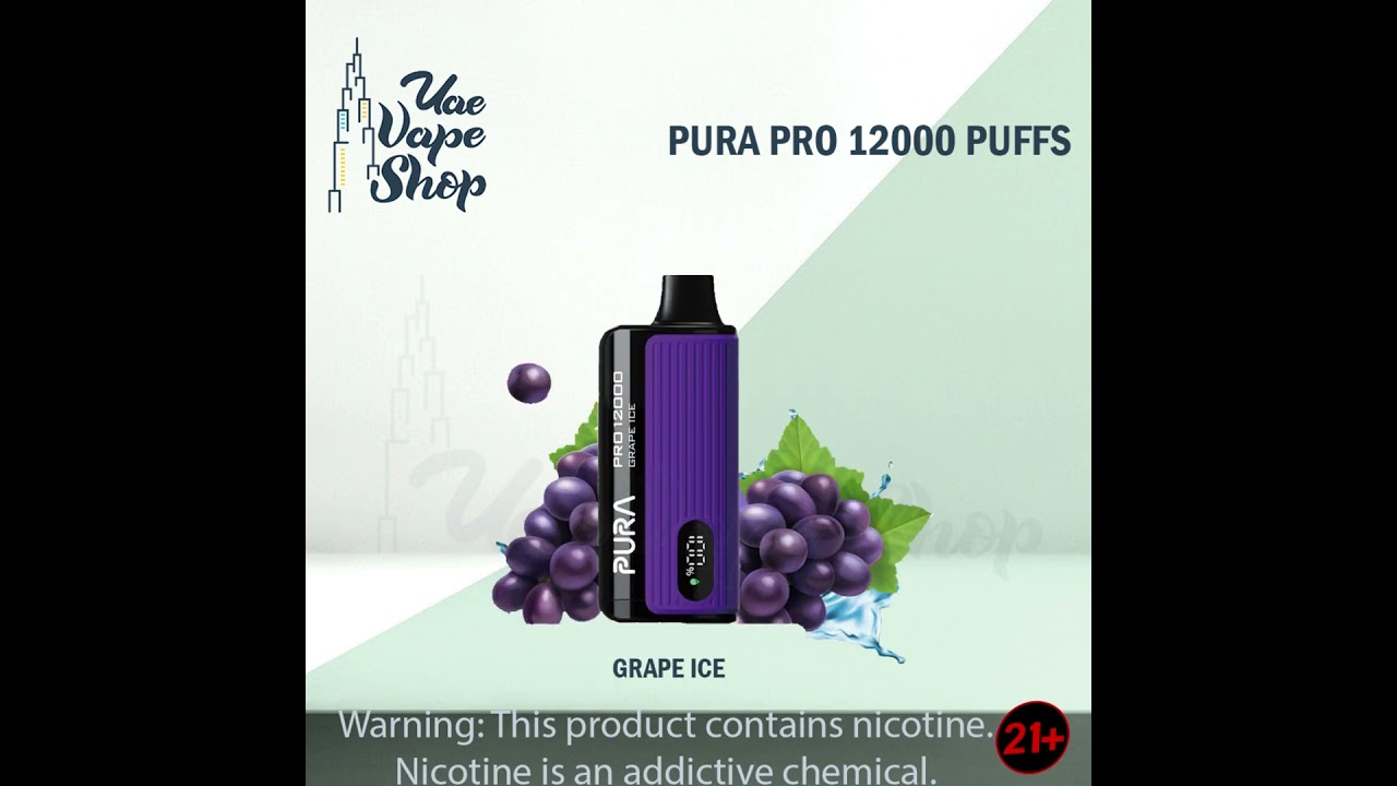 PURA PRO 12000 Puffs Disposable Vape In Ajman UAE