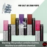 pod salt go disposable 2500 puffs