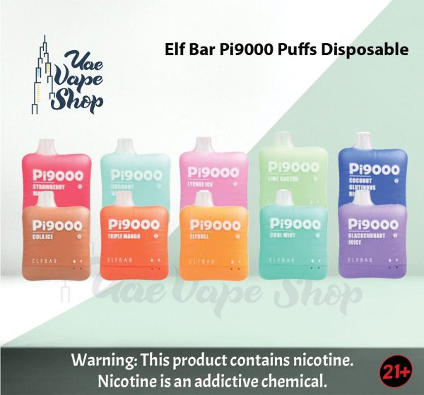 Elf Bar Pi9000 Puffs Disposable Vape 5%