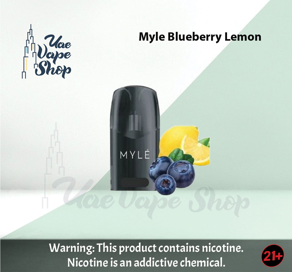 Myle V5 Meta Pods ( Blueberry Lemon ) 1600 Puffs UAE Vape Shop