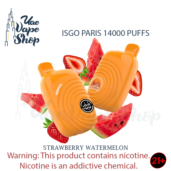 ISGO-PARIS-14000-PUFFS-STRAWBERRY-WATERMELON