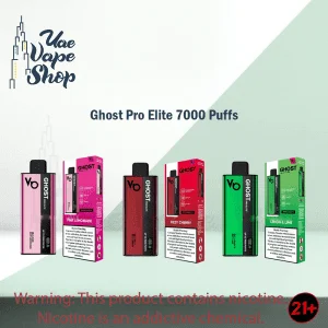 Vape Bar Ghost Pro Elite 7000 Puffs Disposable In UAE