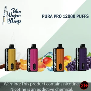 PURA PRO 12000 Puffs Disposable Vape In Ajman UAE