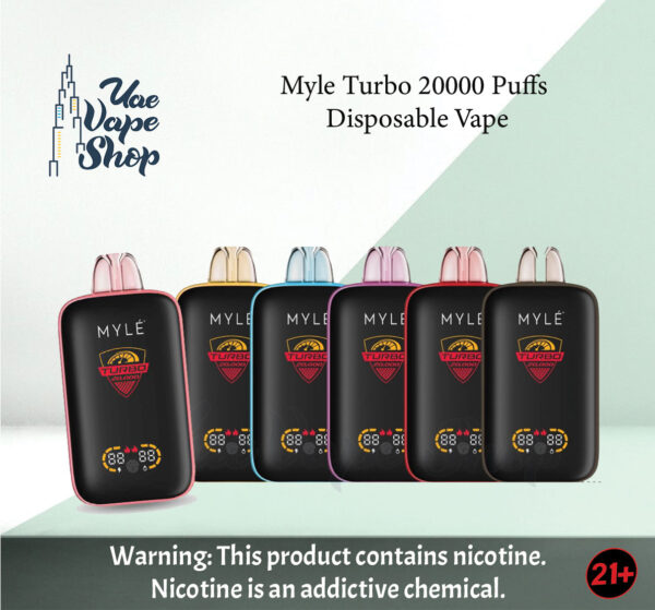 Myle Turbo 20000 Puffs disposable vape in dubai