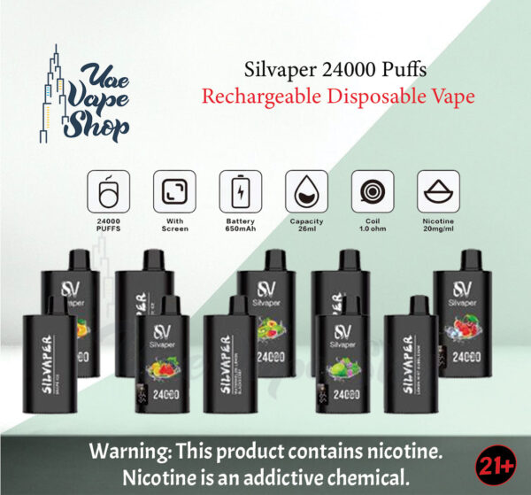 Silvaper 24000 Puffs