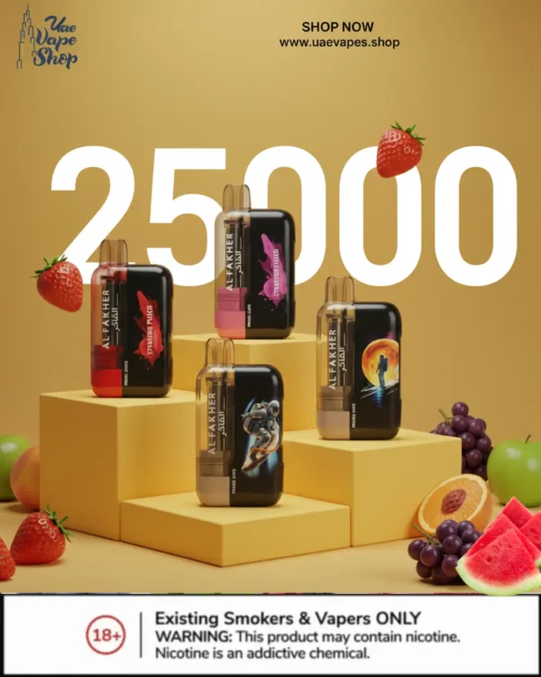 AL FAKHER Ultra 25000 Puffs Disposable Vape Dubai UAE