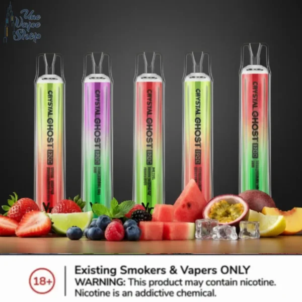 crystal ghost 1200 puffs disposable vape 20mg uae