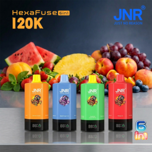 JNR HexaFuse 120K Puffs 6in1 Disposable Vape in Dubai UAE